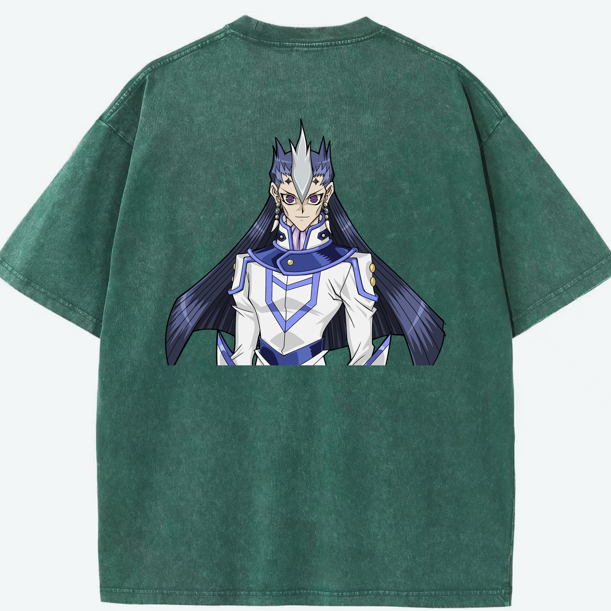 （画像用） 遊☆戯☆王 Yu-Gi-Oh! 綿100% ヴィンテージ風 半袖Tシャツ（背面プリント）